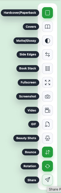 Previewer toolbar reference callouts